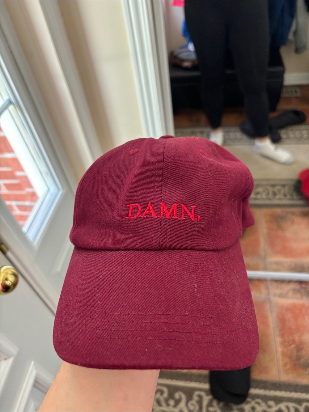 Kendrick Lamar 'DAMN.' Embroidered Baseball Cap never worn